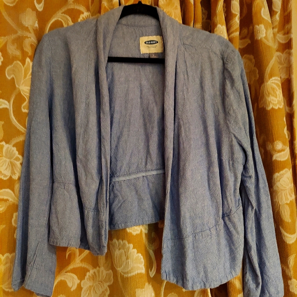 Casual blue blazer